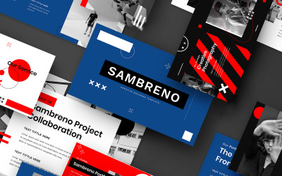 Sambreno - Yaratıcı İş PowerPoint Şablonu