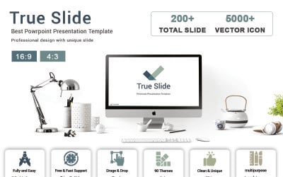 True Slide PowerPoint-mall