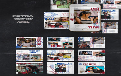 Petra Instagram Templates for Social Media
