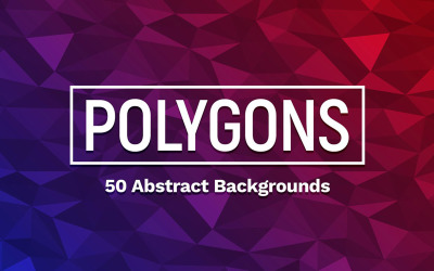 50 Polygons Backgrounds Pattern