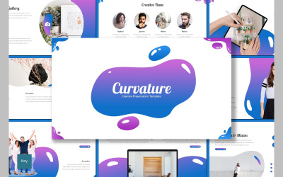 Curvature - Keynote template