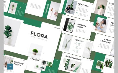Flora - Keynote şablonu