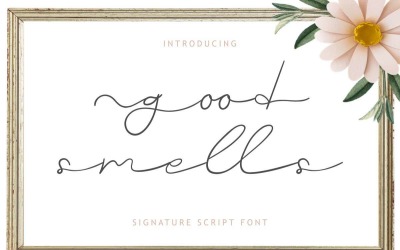 Good Smells Font