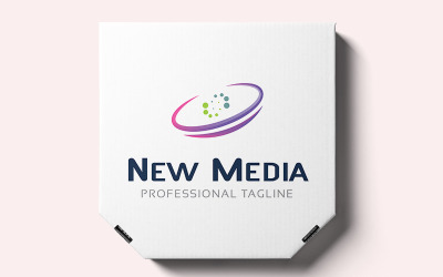 Modelo de logotipo de mídia