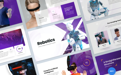 Plantilla Keynote "Artificial intelligence Presentation" #110558