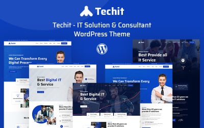Techit - IT Solution &amp;amp; Consultant WordPress Theme
