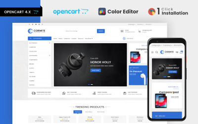 Cormite Electronics Store OpenCart Template