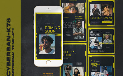 Cyberban-K78 Instagram Templates for Social Media