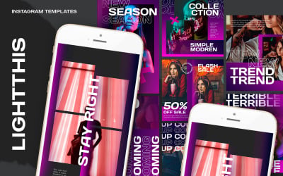 Lighthis Instagram Templates for Social Media