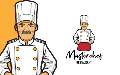 Masterchef Restaurant Logo Şablonu
