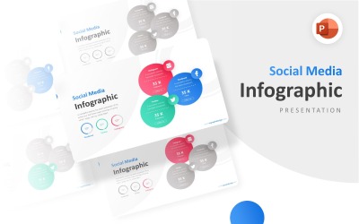 Modello di PowerPoint per la presentazione di tre opzioni del cerchio
