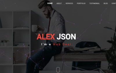 Tema di Landing Page Responsive #110676 "Apollo"
