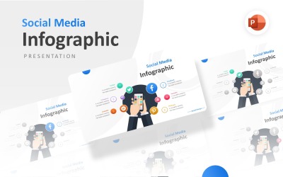 Touch Screen Mobile Infographic Presentation PowerPoint-mall