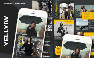 Yellyiw Instagram Templates for Social Media
