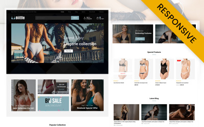 Biittle - Tema WooCommerce de loja de lingerie