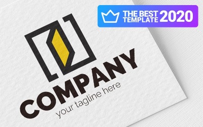 Logo, a graphic sign in the form of a door or window