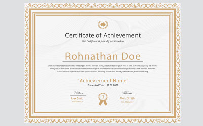Rengör certifikatmall
