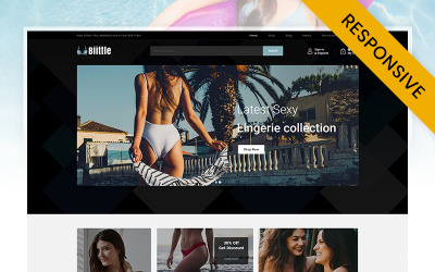 Responsive Biittle - Lingerie Store WooCommerce Theme #110760