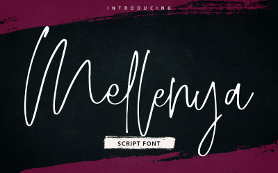 Mellenya | Handgeschreven cursief lettertype