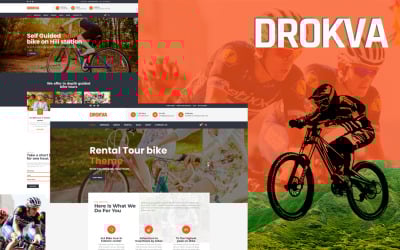 Drokva - Fahrradverleih und Shop WordPress Theme