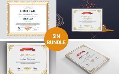 Clean Bundle Certificate Template
