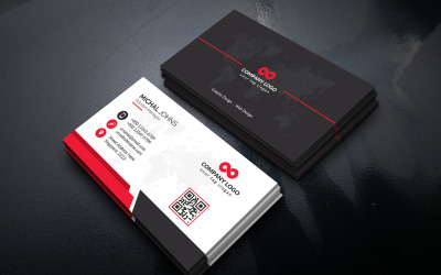 Moderne professionelle Visitenkarte - Corporate Identity Template