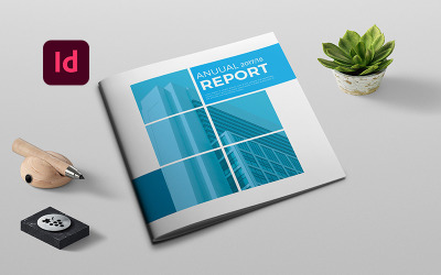 Square Annual Brochure - Corporate Identity Template
