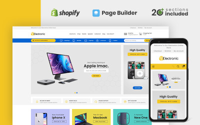 T Electronics Store Shopify-tema