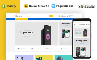 Тема Shopify Магазин электроники T