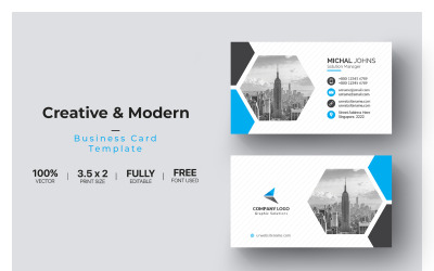 Visitenkarten - Corporate Identity-Vorlage