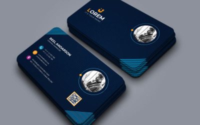 Beel Andarson Business Card - Modelo de identidade corporativa