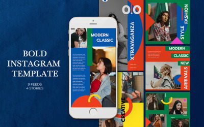 Bold Instagram Templates for Social Media