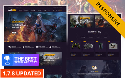 Gamehoak - PrestaShop motiv online obchodu s hrami