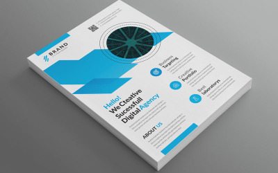 Marke - Best Business Flyer Vol_ 102 - Vorlage für Unternehmensidentität