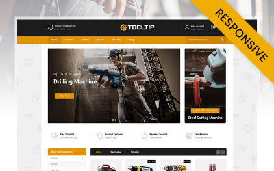 Подсказка - шаблон OpenCart магазина HandTools