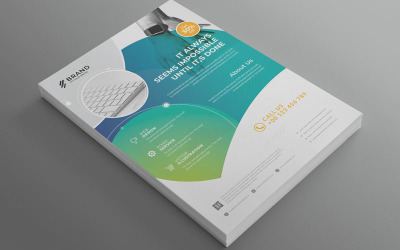 Marke - Best Business Flyer Vol_ 117 - Vorlage für Unternehmensidentität