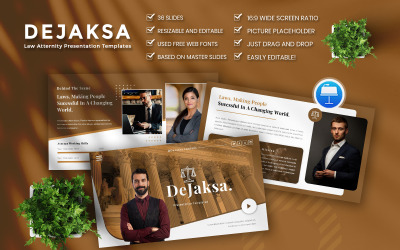 Dejaksa- Law Atternity Business - Keynote sablon
