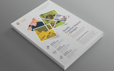 Shape - Best Creative Business Flyer Vol_ 134 - Modelo de identidade corporativa
