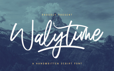 Walytime - Carattere scritto a mano