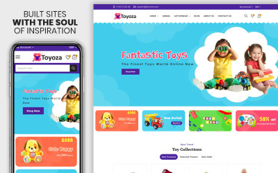 Reszponzív Toyoza - The Kids toys store Shopify sablon 111569