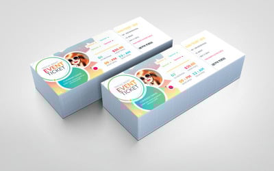 Event Ticket Vol_ 40 Corporate Identity Template