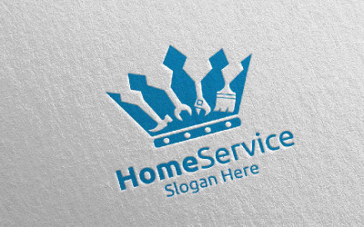 King Real Estate and Fix Home Repair Services 39 Logó sablon 111617