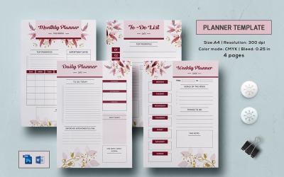 "Printable Insert" - Planner №111663