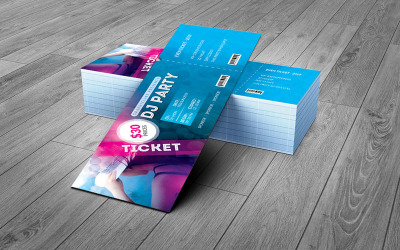 Szablon tożsamości korporacyjnej Event Ticket Vol_ 39 #111649