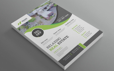 Szablon tożsamości korporacyjnej Real estate Flyer Vol_ 145 #111644