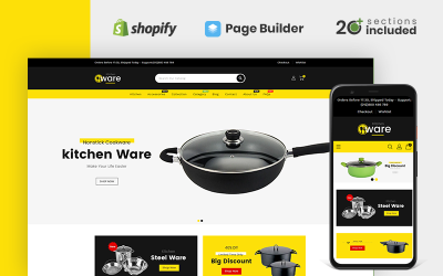 Utensilios de cocina Tienda multiusos Tema Shopify