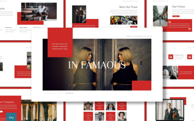 In Famous - Modello di Keynote
