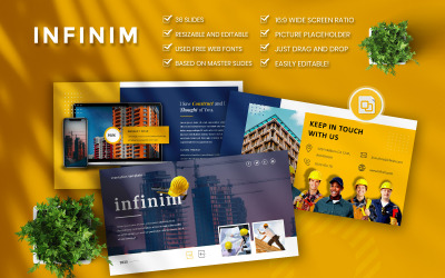 Infinim - Modèle d&amp;#39;entreprise créative Google Slides