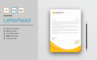 Letterhead Vol03 - Corporate Identity Template