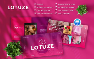 Lotuze - Creative Business - Keynote-sjabloon